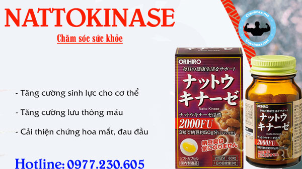 công dụng nattokinase orihiro