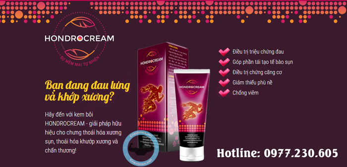 Công dụng HondroCream