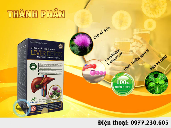 Thành phần Liver Detox