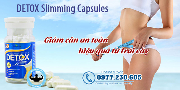 Viên uống giảm cân lấy lại vóc dáng Detox Slimming Capsules