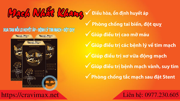 Công dụng Mạch Nhất Khang