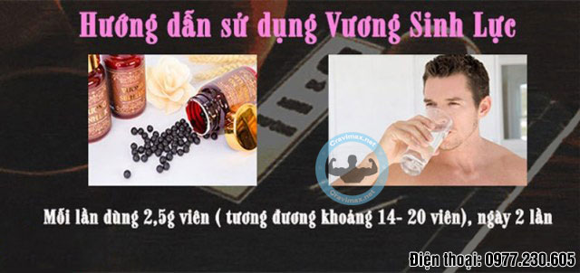 Cách sử dụng Vương Sinh Lực