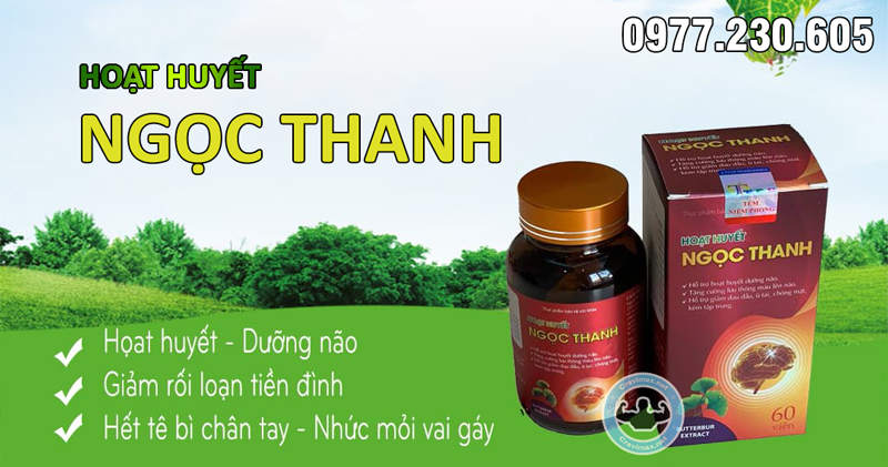 cách dùng hoạt huyết ngọc thanh