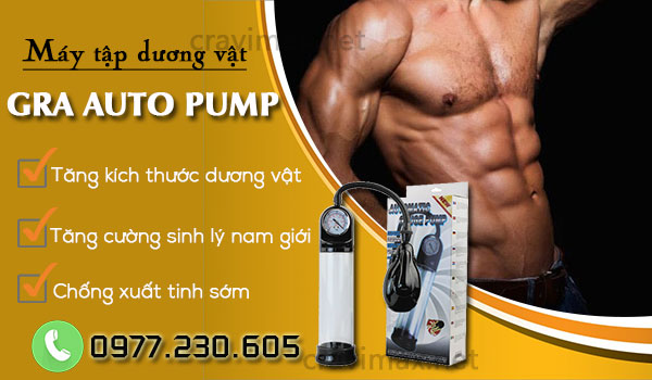 máy tập dương vật gra auto pump