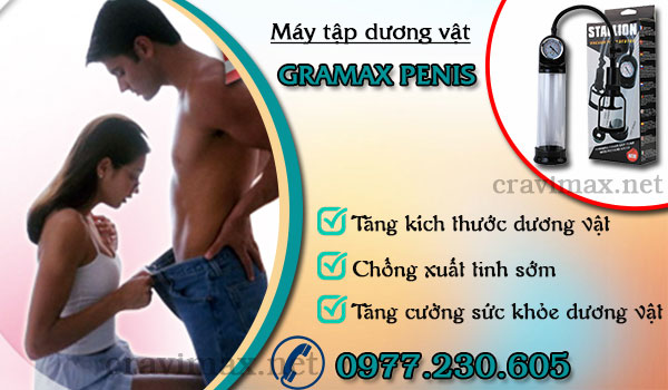 máy tập dương vật gramax penis