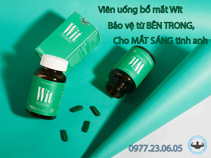 Giới thiệu sản phẩm viên uống bổ mắt Wit