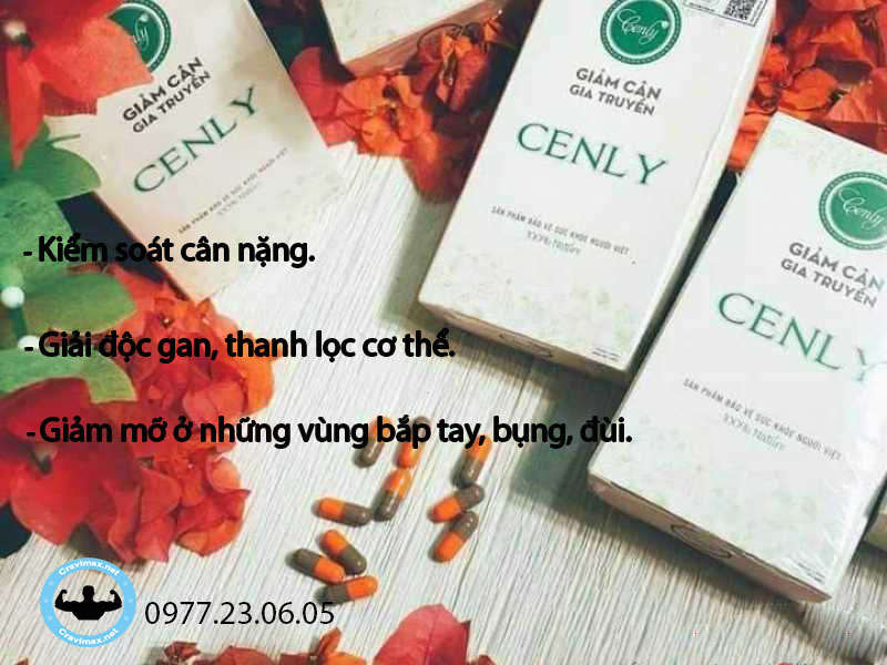 Công dụng của viên uống giảm cân Cenly