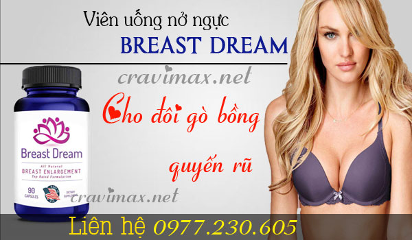 tăng kích thước vòng 1 tự nhiên nhờ breast dream