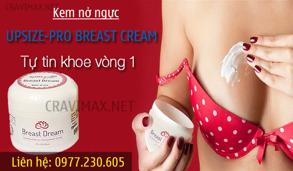 kem nở ngực UPSIZE-PRO BREAST DREAM