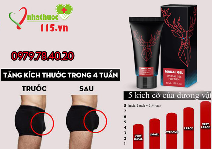 công dụng maral gel