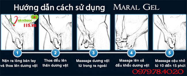 cách sử dụng maral gel