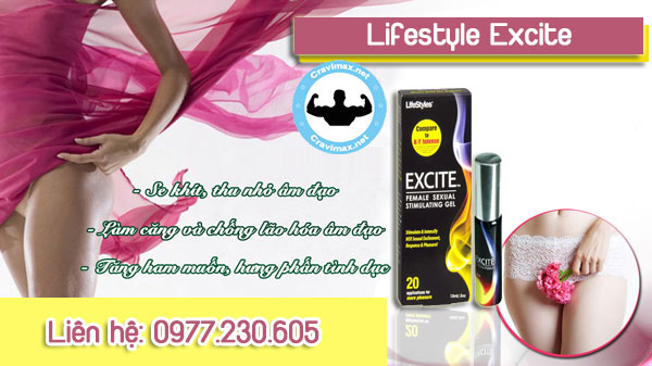 gel bôi trơn se khít âm đạo Lifestyle Excite