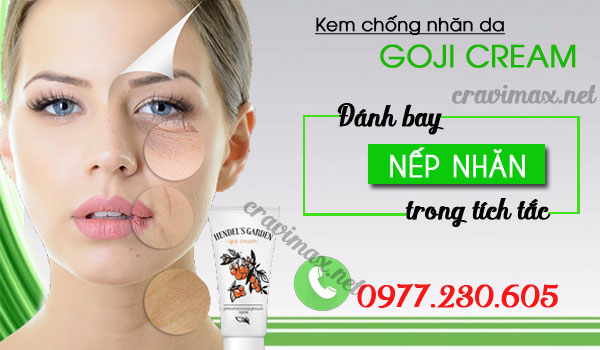 Kem Goji Cream xóa bỏ nếp nhăn hiệu quả