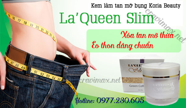 Kem làm tan mỡ bụng Koria Beauty La’Queen Slim