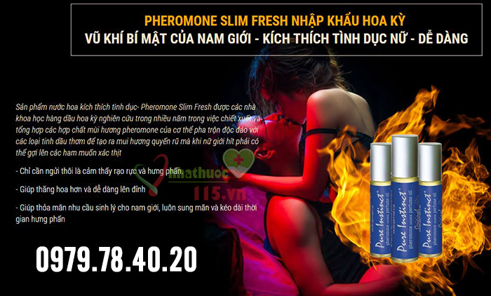 nước hoa pheromone slim fresh