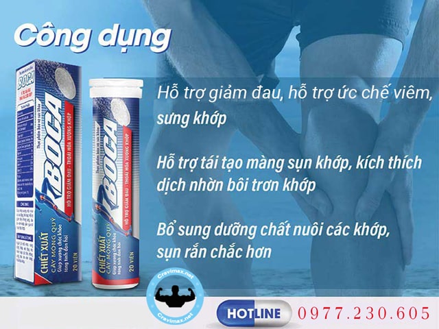 công dụng viên sủi boca